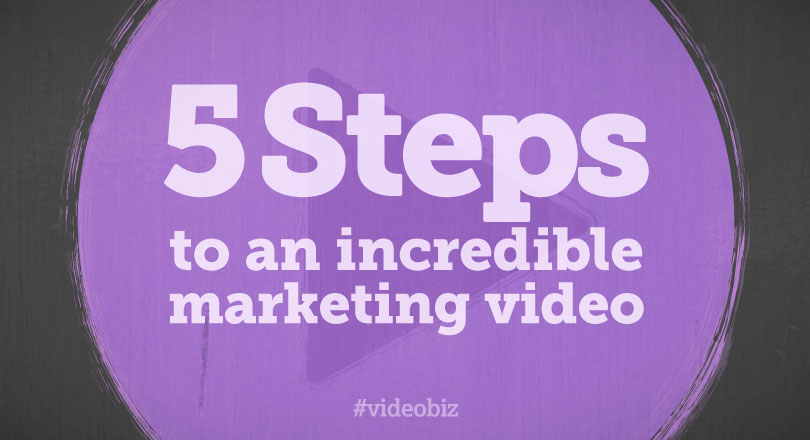 5 steps to an incredible marketing video image