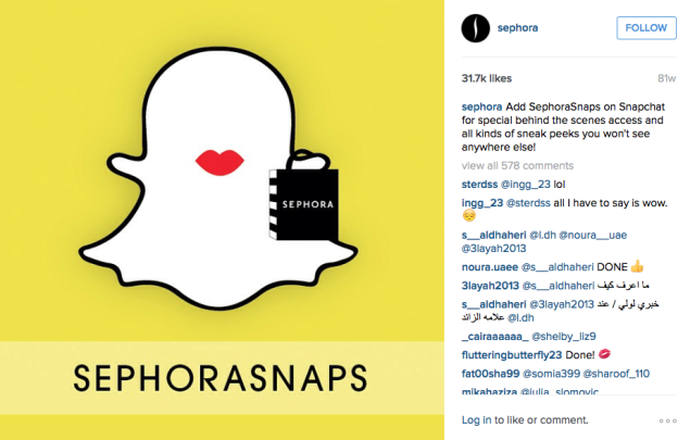 Wipster Sephora Case Study Using Snapchat
