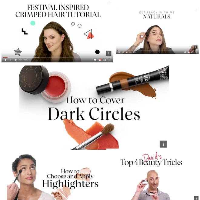 Sephora branded marketing video intros