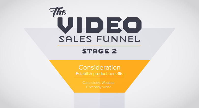 Funnel with yellow bottom and black text