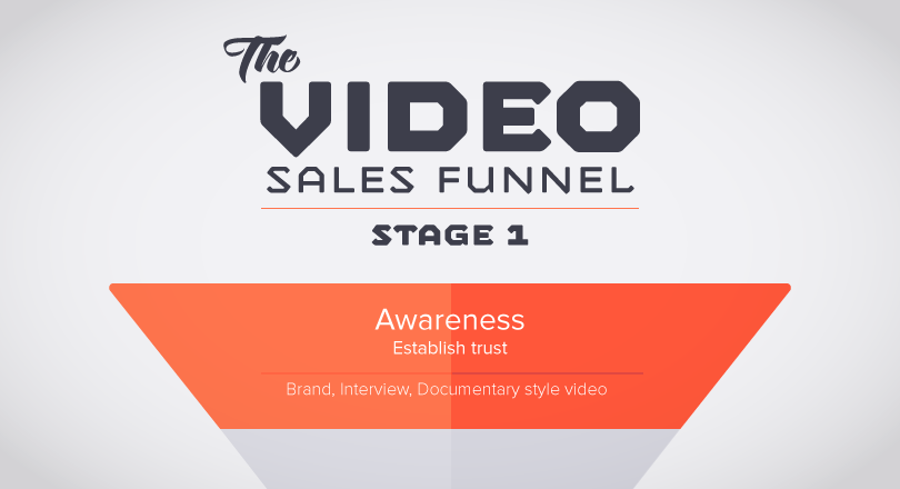 funnel with orange bottom and black text