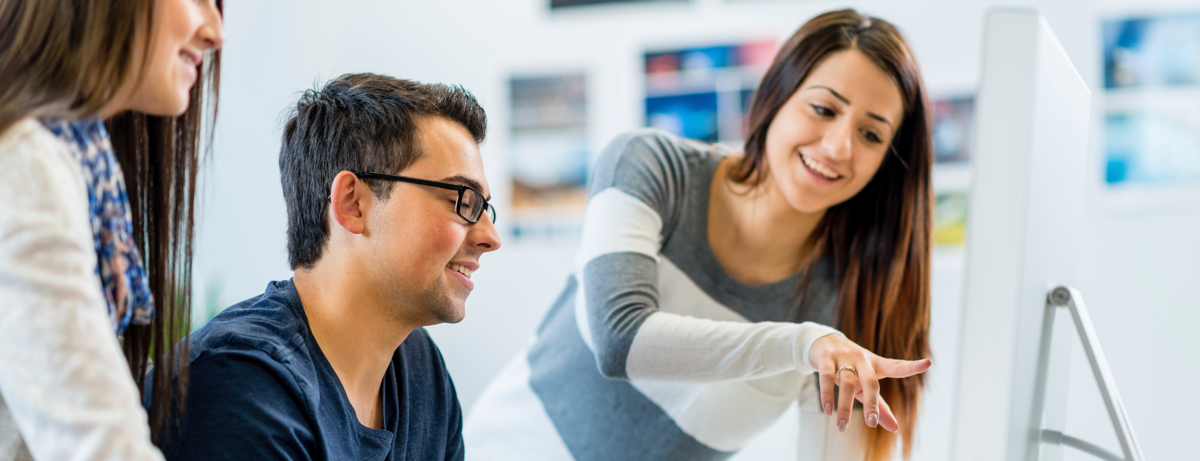man and lady in conversation