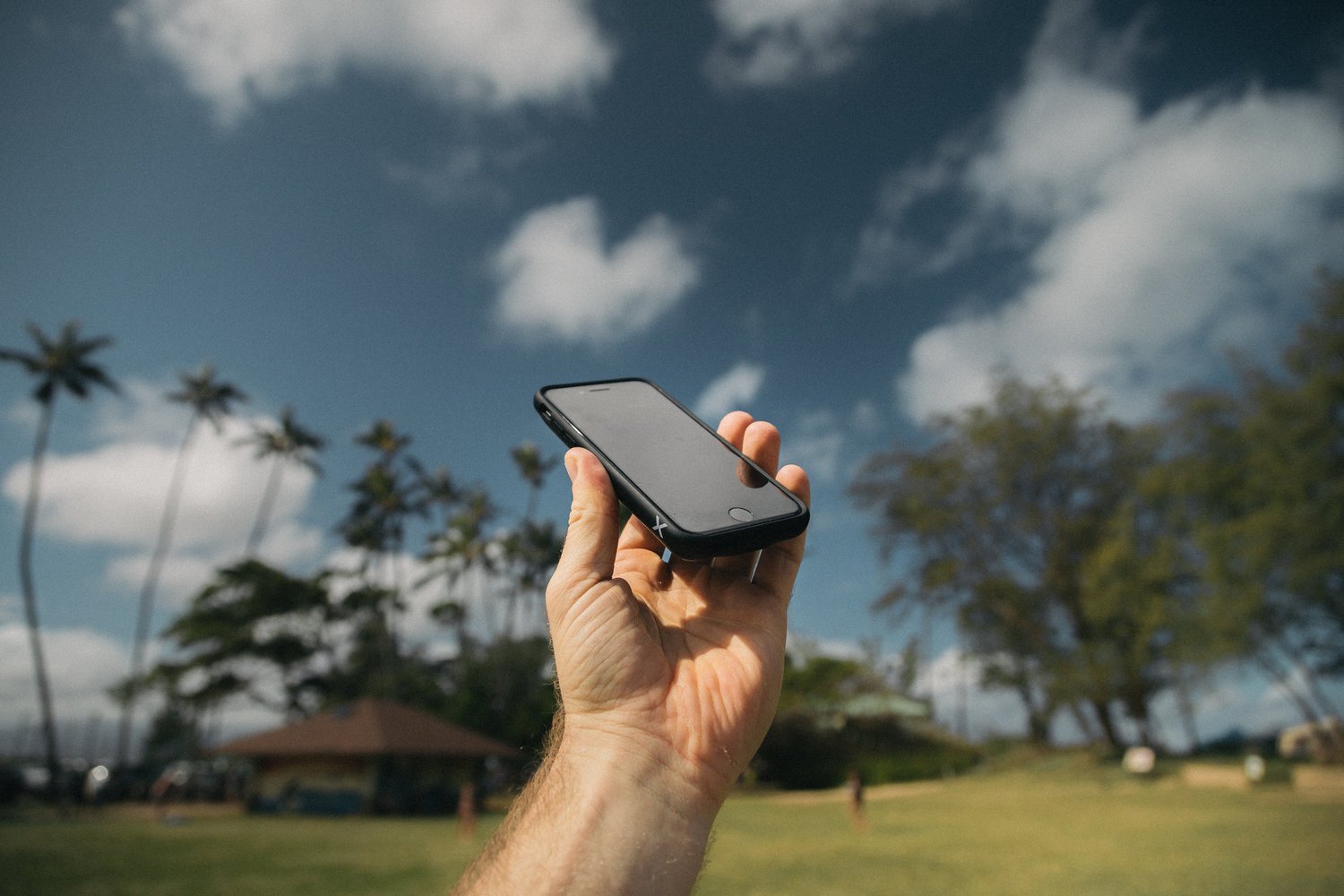 Phone in the sky